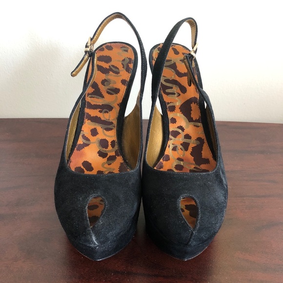 Sam Edelman Slingback Peep-toe Pumps! - Picture 2 of 3